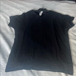 Chico’s Women’s Black Short Dress - Linen Wedge Dress Size 2 / Large NWT